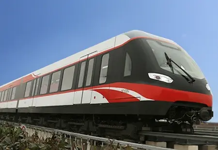 长沙磁浮快线列车