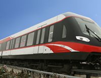 长沙磁浮快线列车